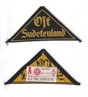 Hitler Youth (HJ) District Triangle “Ost Sudetenland”