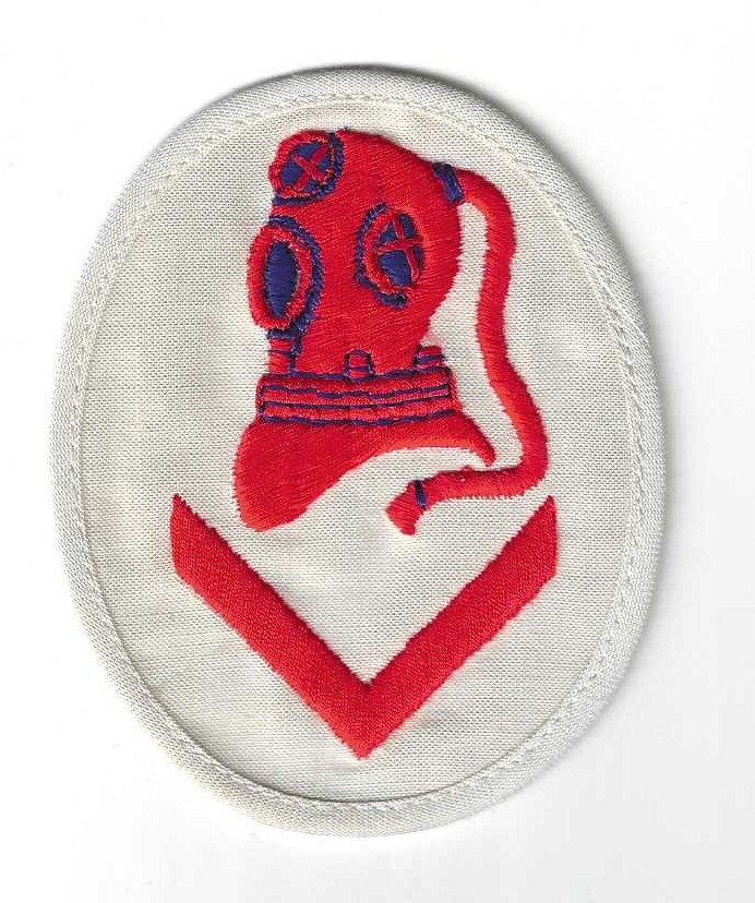 Kriegsmarine Ships diver (Schiffstaucher) White Specialty Trade Insignia