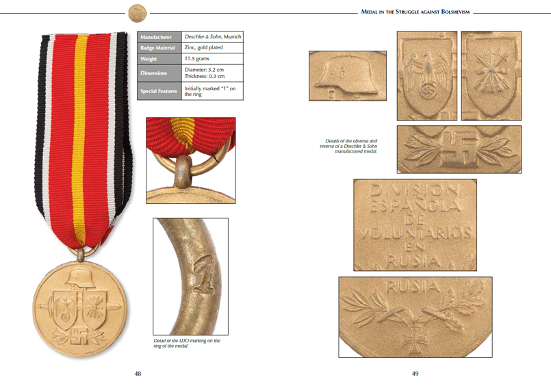 SPANISH BLUE DIVISION COMMEMORATIVE MEDALS - Image 4