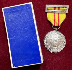 Spain/Legion Condor, Medalla de Sufrimientos por la Patria for foreigners, in original Industrias Egaña case