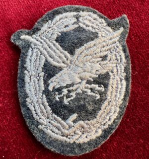 Luftwaffe Radio Operator-Air Gunner Cloth Badge
