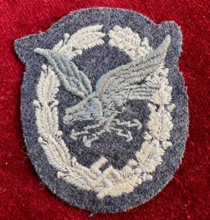 Luftwaffe Radio Operator-Air Gunner Cloth Badge
