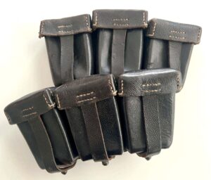 Kriegsmarine K98 ammuntion pouch set by Jean Weipert, Offenbach am Main, 1942
